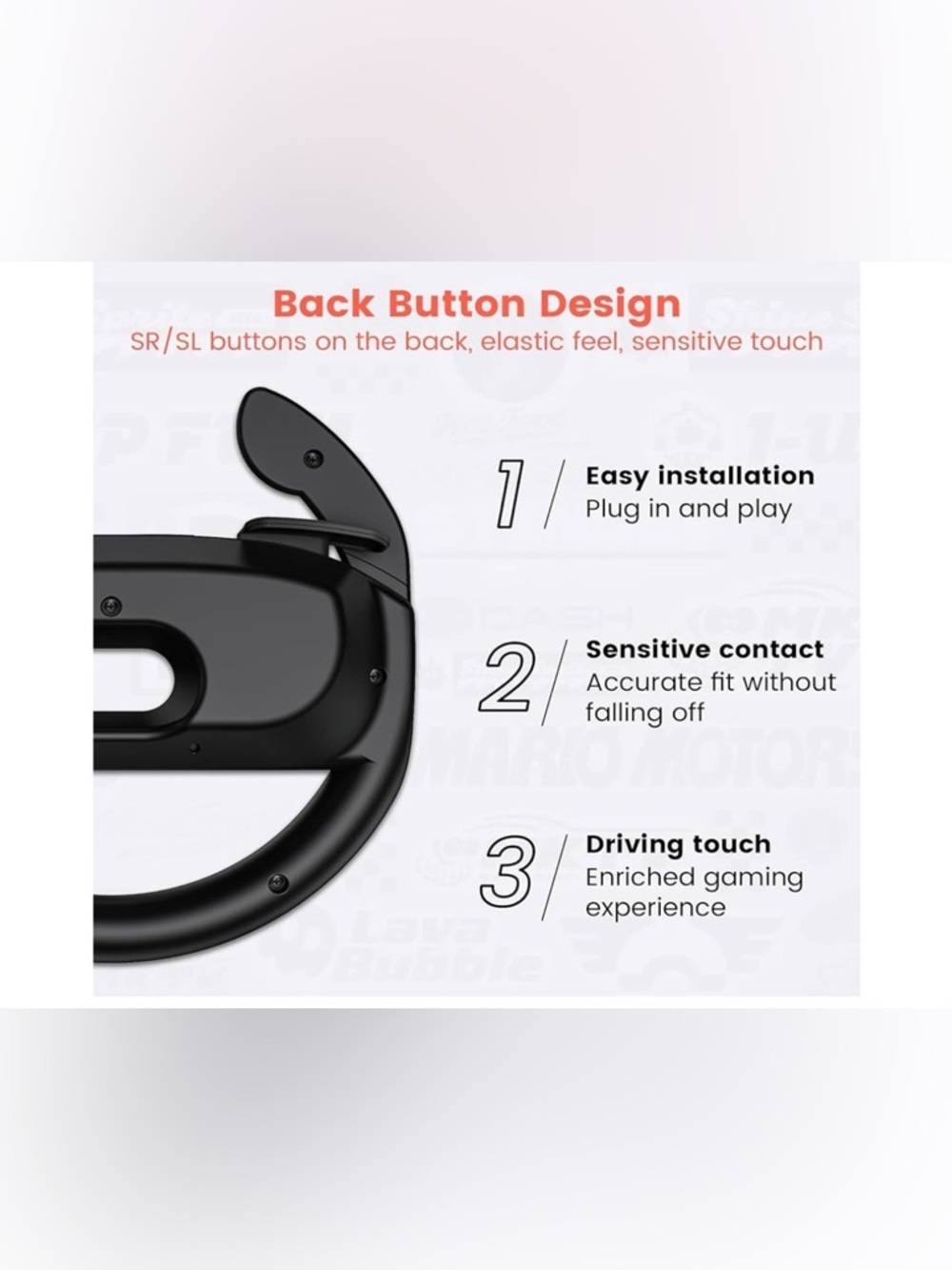 Controller Joy-Con Nintendo Switch 2 Racing Wheel Set - Picture 3 of 4